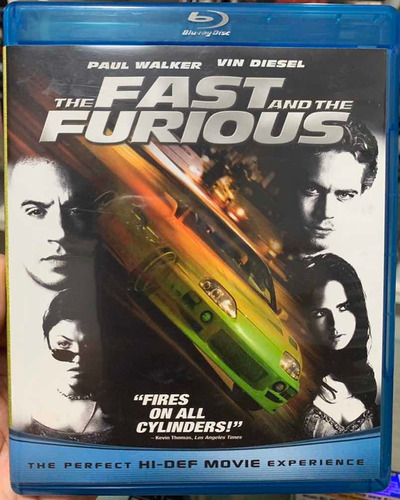 Blu-ray The Fast And The Furious / Rápido Y Furioso