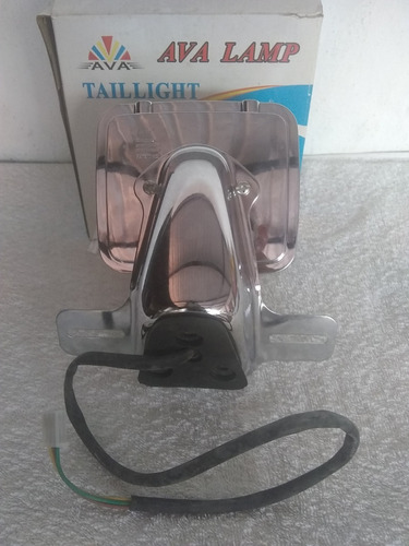 Imagen 3 de 5 de Stop Trasero Para Gn125, Leon, Owen Mica Transparente.