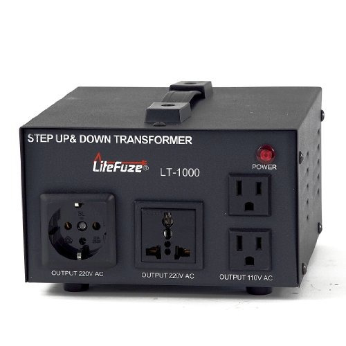 Litefuze Lt-1000 - Transformador De Voltaje Con Cable Desmon