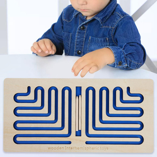 Laberinto Juego De Mesa Juguete Laberinto Juguete Azul