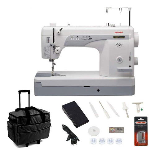 Janome P-qc Costura Quilting Machine Bundle Con Un Carro, S.