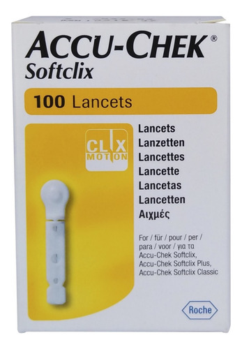 Lancetas Accu Chek Softclix X100 Unidades