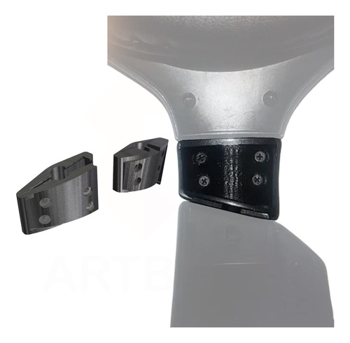 Kit 2 Lados Peça Dobradiça Reposição Fone Logitech G430 G930