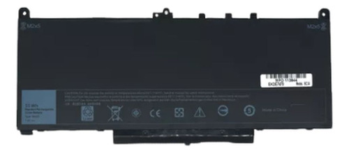 Bateria Para Dell Lat E7270 E7470 J60j5 R1v85 242wd 0mc34y