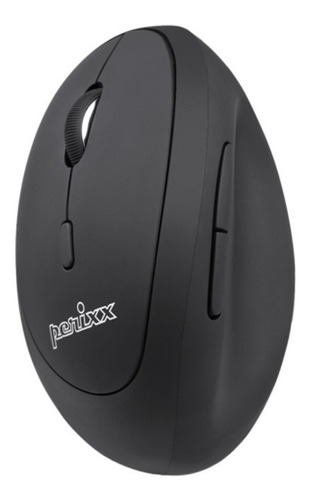 Mini Mouse Zurdo Ergonómico Inalámbrico Perixx 719 Color Negro