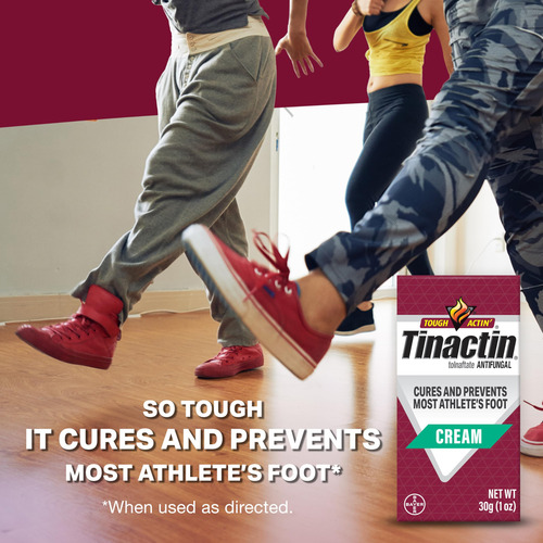 Crema Antimicótica Tinactin Athle's Foot 30 G Con Tolnaftato