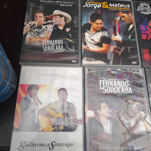 Imagem 2 de 7 de Dvd Lote Música Sertaneja 15 Unidades Originais Ler