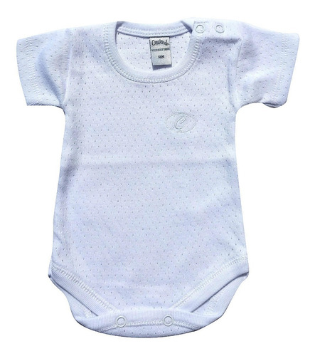 Body Bebe Jersey Calado Manga Corta  100 % Algodón