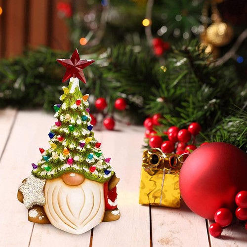 Figuras Enanas Navideñas Con Forma De Gnomo, Árbol De Navida