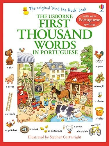 Book : First Thousand Words In Portuguese (usborne First...