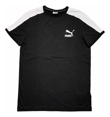 Playera Puma Iconic Negro Hombre 599869-01 Look Trendy