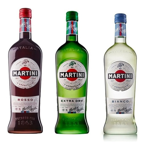 Combo Martini ( Rosso, Extra Dry, Bianco)
