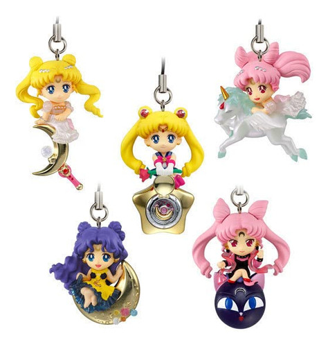 Kimoka 5pcs/set Sailor Moon Figure Toy Model Dolls Toys With