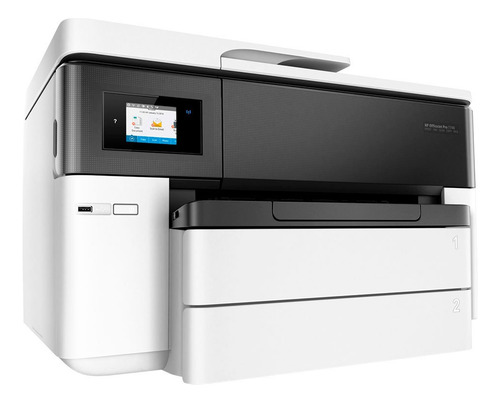 Imp Multifunción A Color Hp Officejet Pro 7740 Con Wifi 220v Blanco/negro