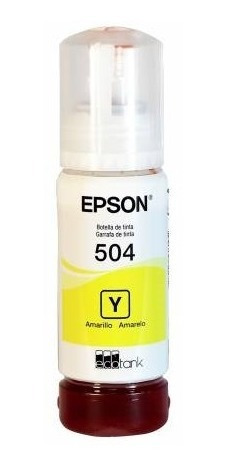 Tinta Epson Original T504 Amarillo Compatible Imp L4150l4160