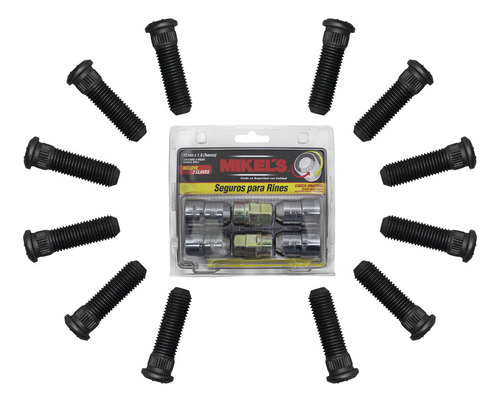 Kit 12 Birlos + Seguros Mikels Birlos Inter Br10009rp-spr2