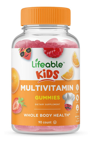 Lifeable Kids Multivitamnico  Gomita De Sabor Natural De Gra