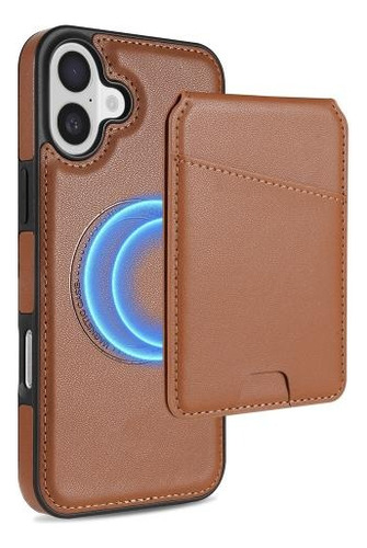 Funda Para iPhone Con Tarjetero Desmontable Soporte Multiángulo + Mica Hidrogel | Estuche 2 En 1