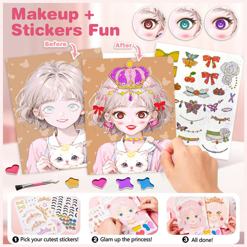 Kit De Brinquedos Craft Activity Zhoc Art Craft Para Meninas