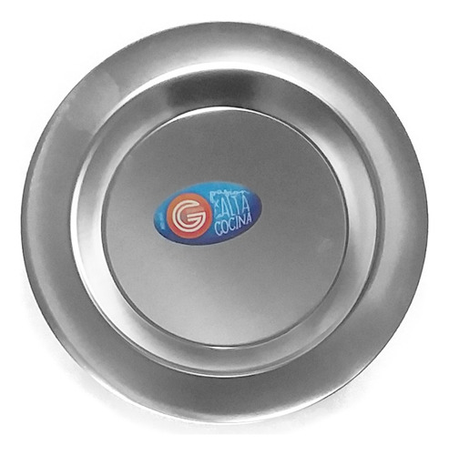 Plato Hondo Acero Inoxidable 22 Cm Guadix