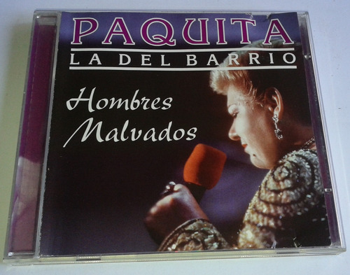 Paquita La Del Barrio Hombres Malvados Cd Musart Año 2003