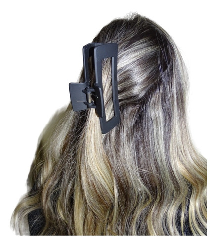 Pack 5 Traba Pinche Garra Gigante Rectangular Accesorio Pelo