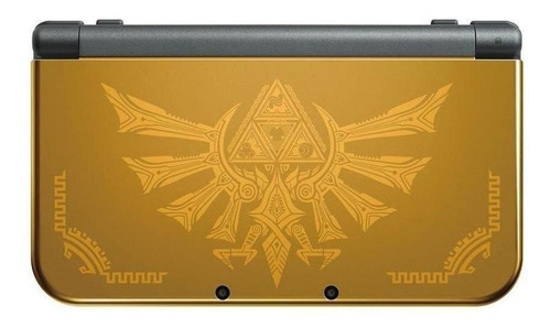 Nintendo New 3DS XL Hyrule Edition color  dorado y negro