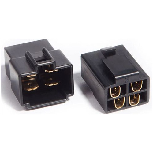 Kit Terminal Conector 4 Vias Com Trava Pacote C/ 10 Kits