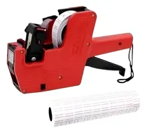 Comprar Maquina Etiquetadora Roja Poner Precios + 10 Rollos 