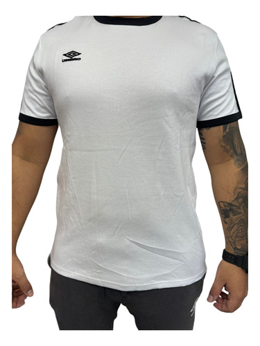 Camiseta Umbro M Ringer Algodon - 66153u-fl3 -bbw