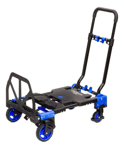 Carrito De Mano Synergy Plegable Multifuncional Carga 120 Kg