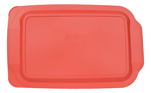 Pyrex Tapa Plastico Roja 234 Pieza Para Plato Oblongo Cuarto