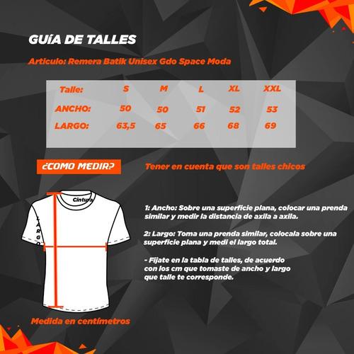 Imagen 3 de 3 de Remera Batik Unisex Gdo Space Moda