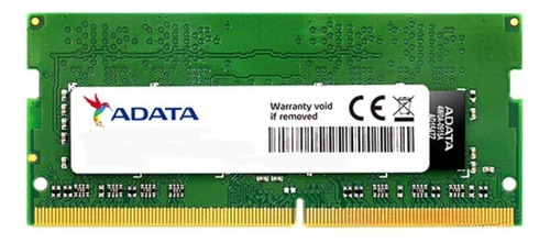 Memoria RAM color verde  8GB 1 Adata AD4S213338G15-S