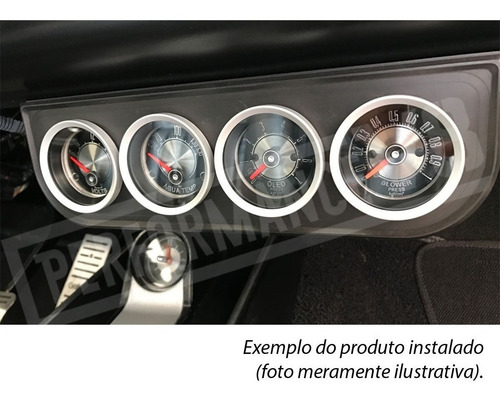 Kit 2 Manômetros Elétrico Temp Ford Maverick Gtv8 Sl Super