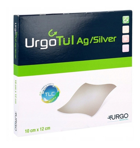 Urgotul Ag/silver Antibac 10x12cm Curación Avanz Caja 16u