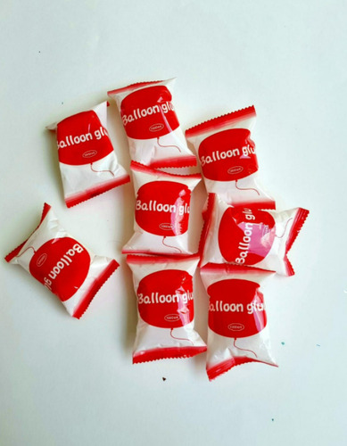 5 Paquetes De Pegamento Para Globos 100 Puntos Por Rollo Ballon Glue Transparentes Puntos De Silicon