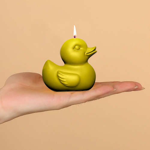 De Molde De Silicona Tridimensional Pequeño Pato Amarillo 3d