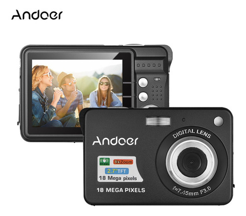 Andoer 18m 720p Hd Cámara Digital Video Videocámara Con 2p