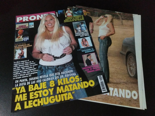 Susana Gimenez * Tapa Y Nota Revista Pronto 493 * 2006