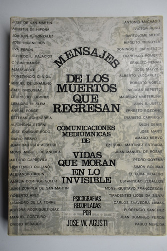 Mensajes De Los Muertos Que Regresan:comunicaciones Medic168