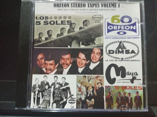 Cd Orfeón Tapes Vol 1 Loud Jets Babys 5 Soles Nuevo 