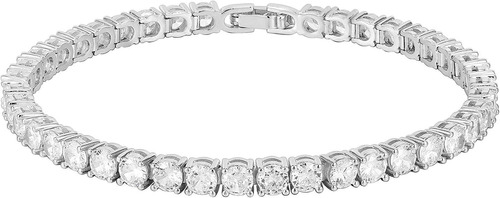 Pavoi 14k Gold Plated Cubic Zirconia Classic Tennis Bracelet