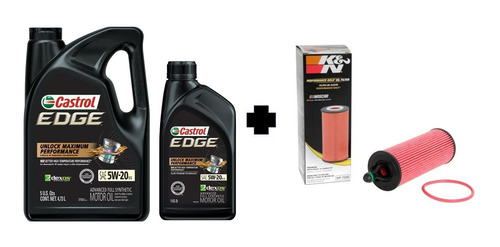 Cambio Aceite Sintetico Castrol Jeep Wrangler  L 14-19 | Envío gratis