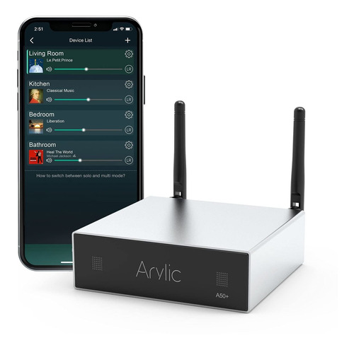 Arylic Amplificador Wifi Y Bluetooth Para El Hogar, Tpa3116