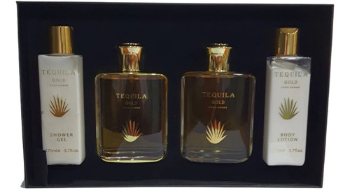 Estuche Tequila Gold Edp 100ml+170ml B/l+100ml A/s+170ml S/g