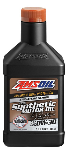 Aceite De Motor 0w30 Amsoil Signature 100% Sintetico 946ml