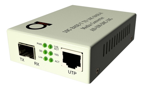 10 Gigabit Fibra Para Cobre Utp Ethernet Conversor Medio 1b