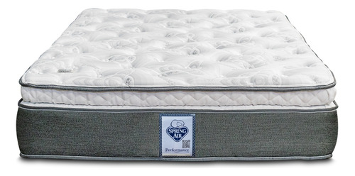 Colchón Spring Air Sleeper King Size Sp Color Blanco/Gris