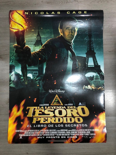 Poster Original La Leyenda Del Tesoro Perdido 2 (español)